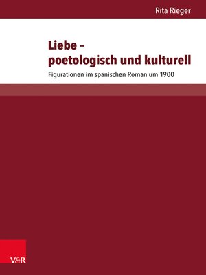 cover image of Liebe – poetologisch und kulturell